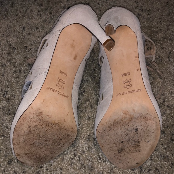 Antonio Melani Cage Heels w Laces 6.5 - Picture 8 of 8